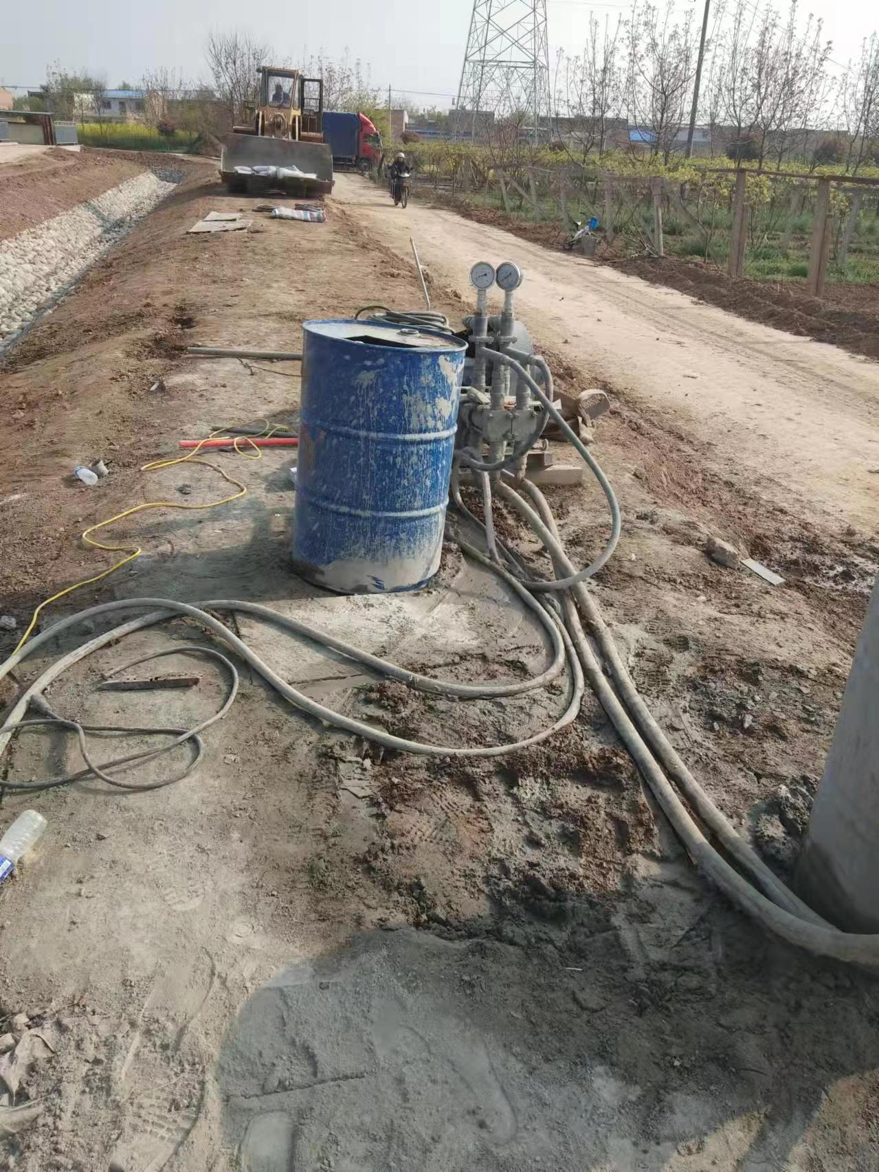 玛纳斯顶管注浆